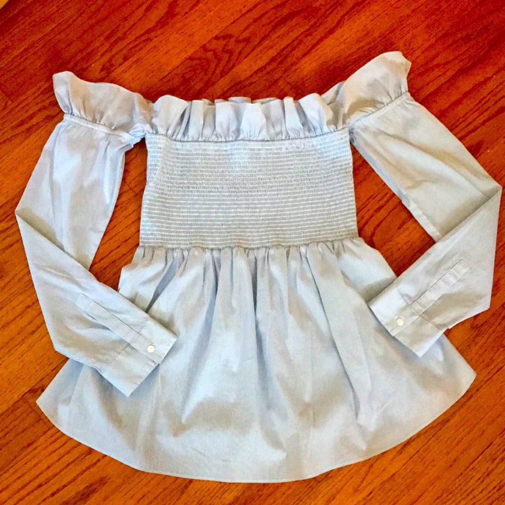 Striped off the shoulder